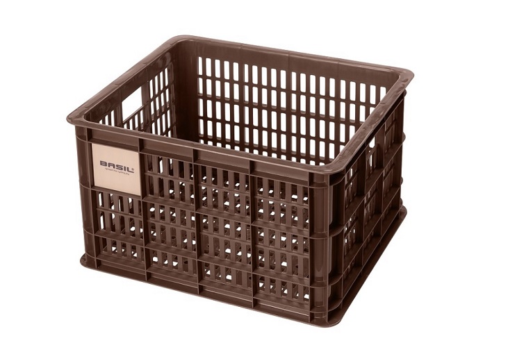 Basil fietskrat M 29L Bruin