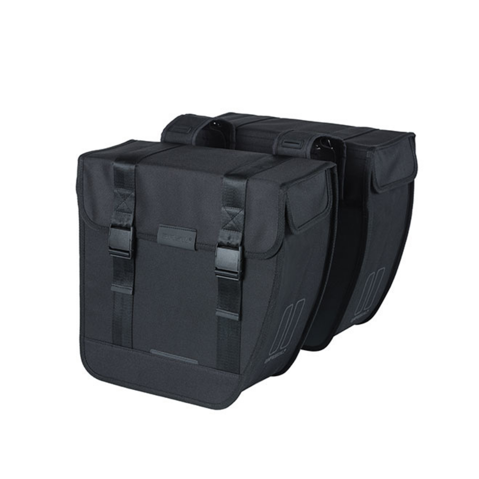 Basil Tour XL dubbel fietstas 35L Zwart