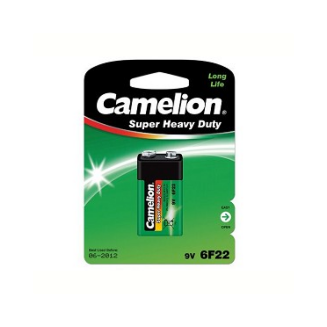 Camelion 9 volt 6F batterij  per stuk