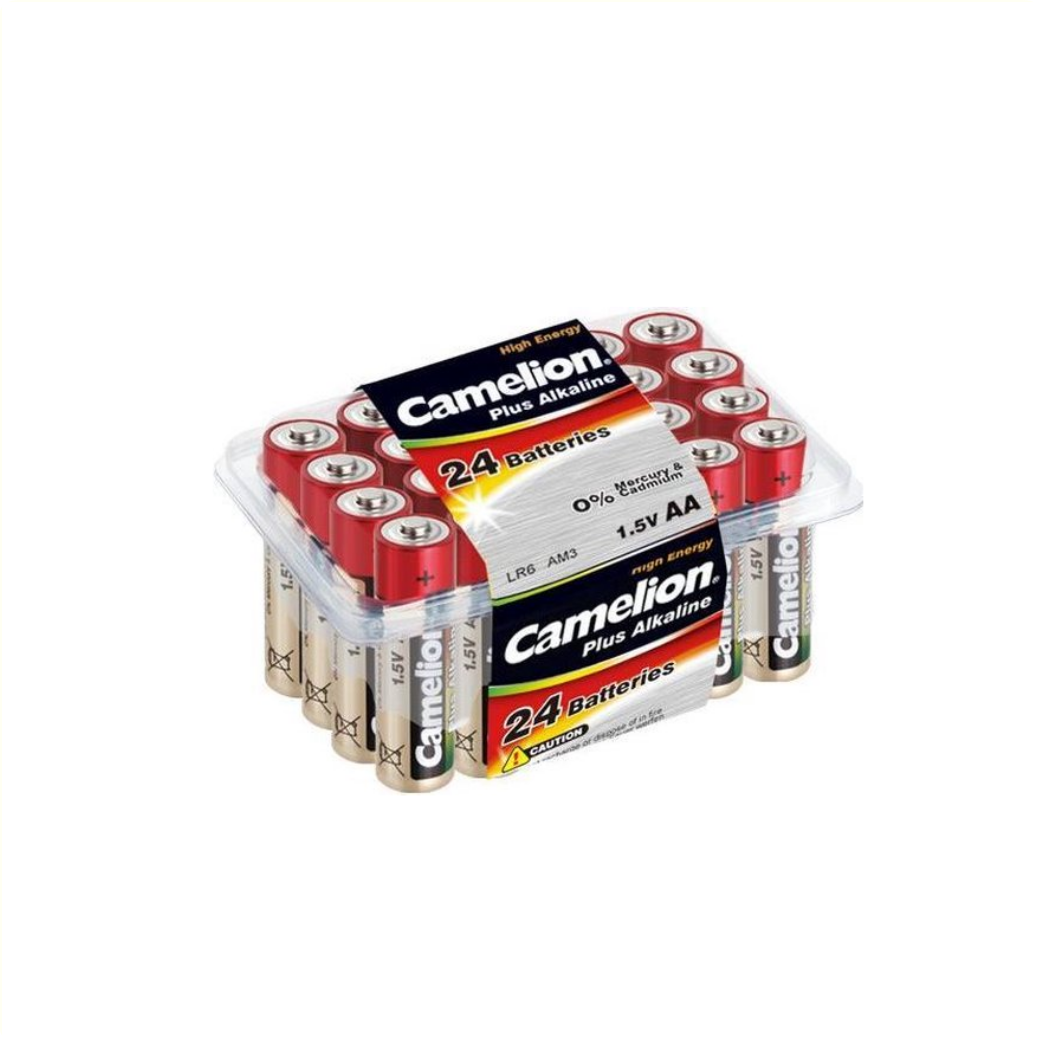 Camelion AA Alkaline batterijen per 24