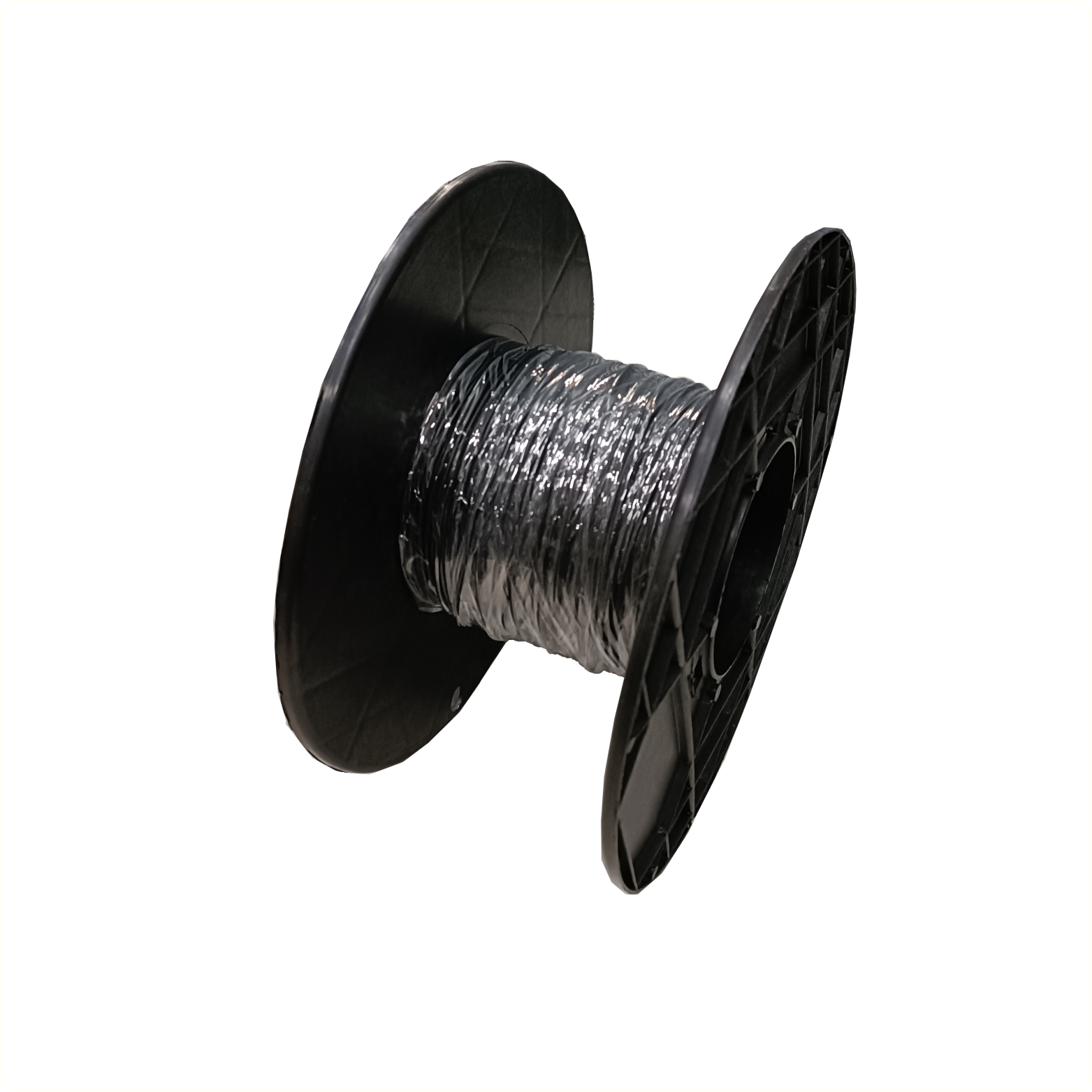 Elektra/verlichting snoer 1mmx30m. Zwart