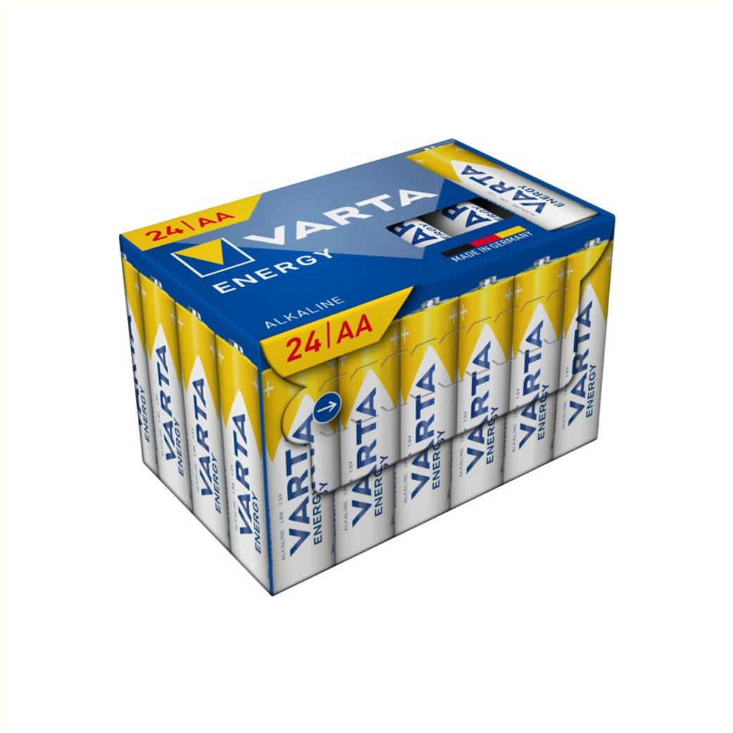 Varta AA Energy alkaline batterijen per 24