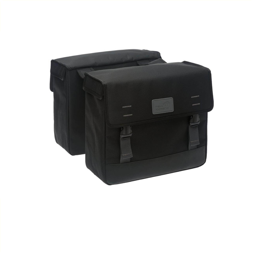 New Looxs Origin Dubbel fietstas 39L Zwart