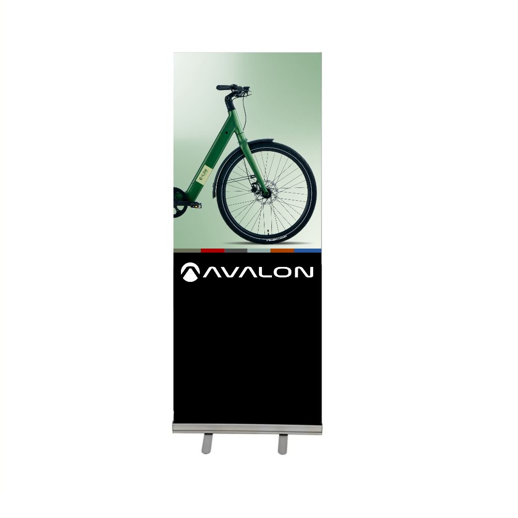 Avalon Roll Up Banner. 85x200cm