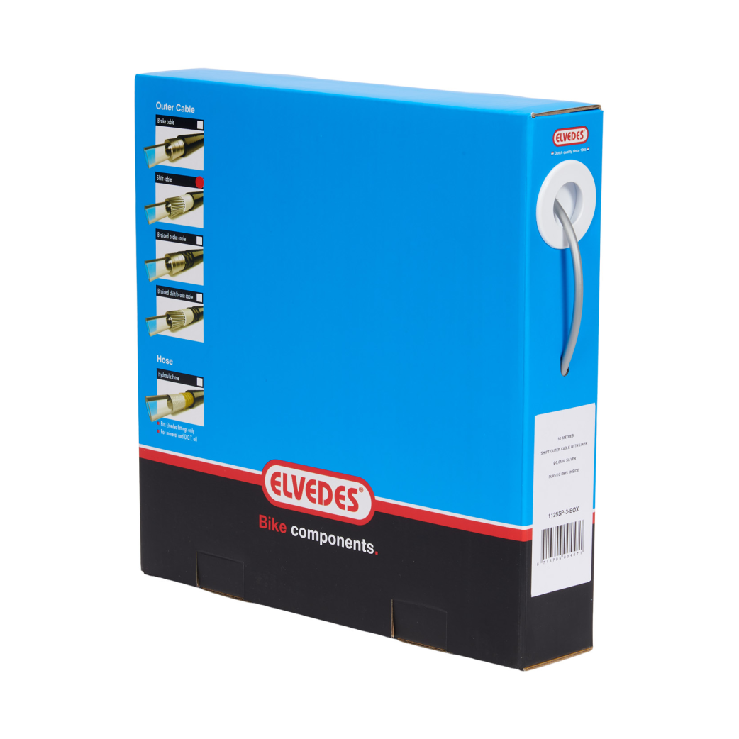 Elvedes Buitenkabel versnelling 30 meter 5mm zilver