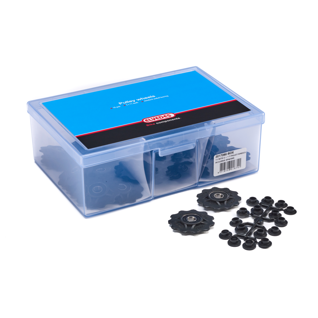 Elvedes derailleur wieltjes 11T met spacers oa. Shimano, SRAM en Campagnolo