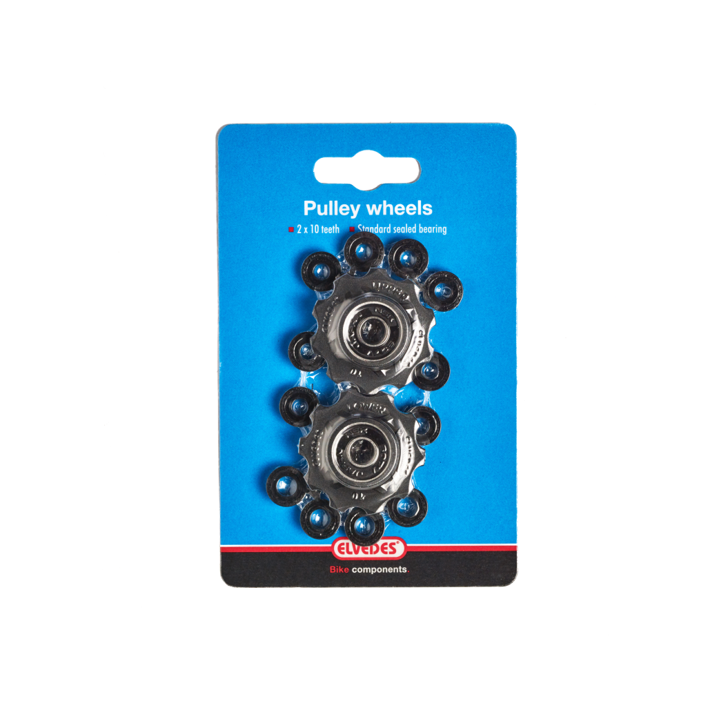 Elvedes derailleur 10T wieltjes met spacers voor Shimano, SRAM, Campagnolo

