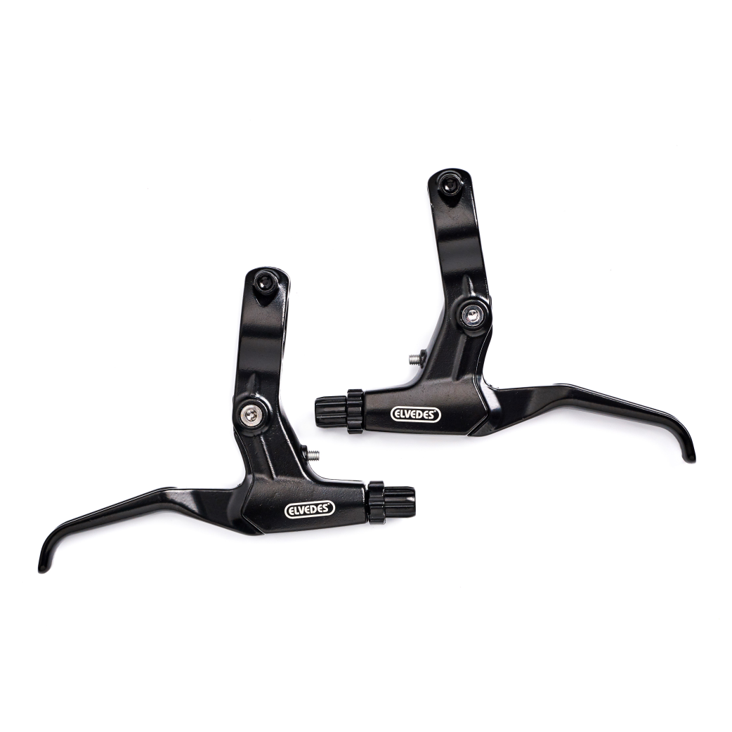 Elvedes remhendels voor mechanishce schijrem. Set links en rechts