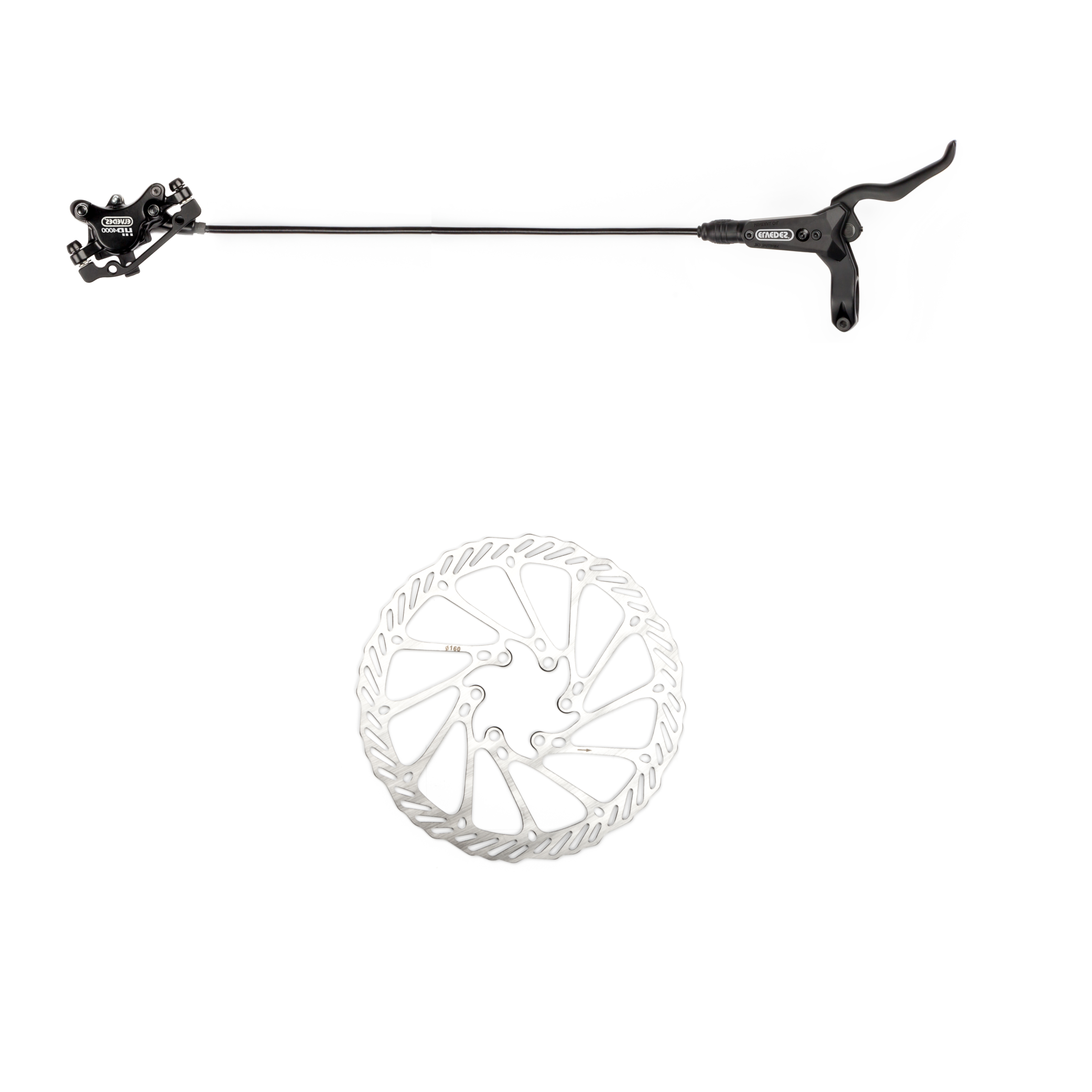 Hydraulisch schijfremsysteem HP4000 RECHTS 1700mm