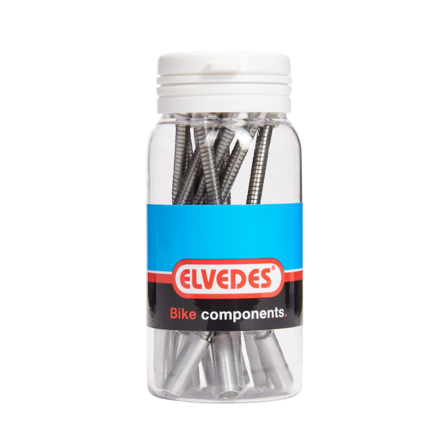 Elvedes v-brake bocht flex, RVS 10 stuks in pot