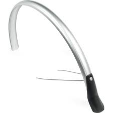 Eurofender Achterspatbord Snello 28 Inch 46mm Zilver