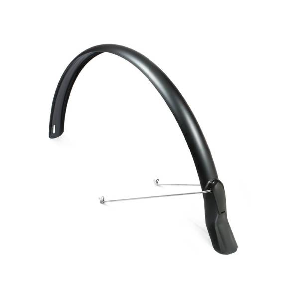 Eurofender Scatto spatbord 28", achter. zwart mat  51mm breed