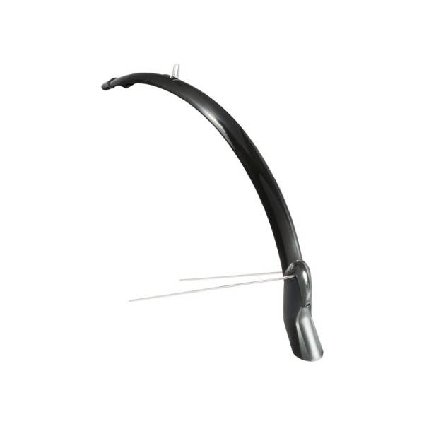 Eurofender Scatto spatbord 28", voor. zwart 51mm breed