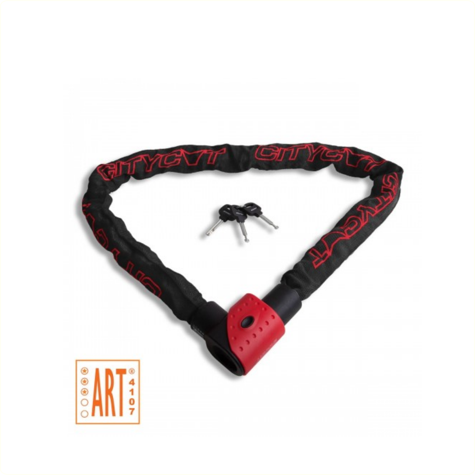Starry Kettingslot Citycat  ART*** 120cm. met nylon hoes
