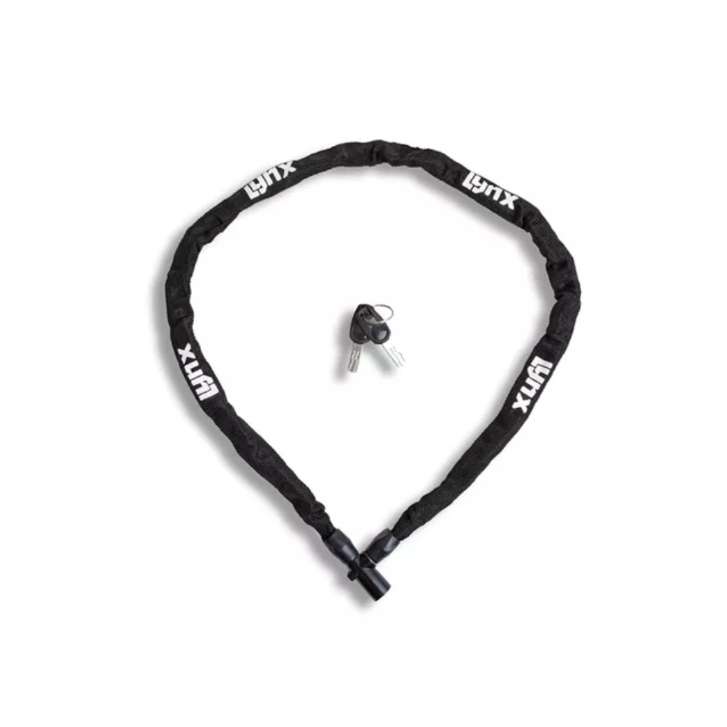 Lynx kettingslot 4x100cm, zwart