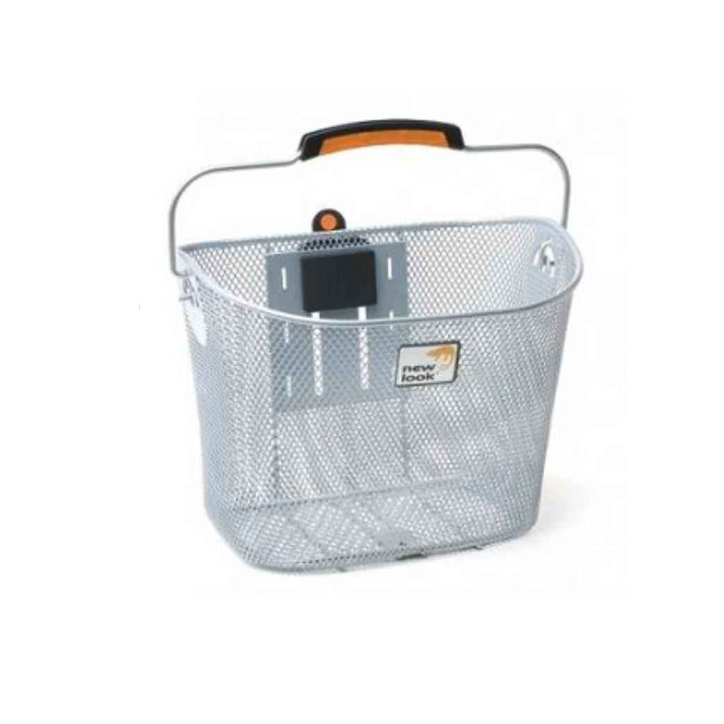 New Looxs Toscane smartlock fietsmand Zilver