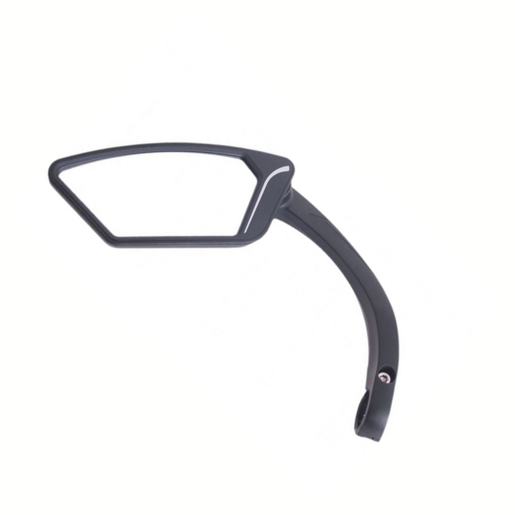 Spiegel E-bike links zwart. voor steun met een diameter van 22.2mm lengte spiegel 12cm, lengte arm: 16cm