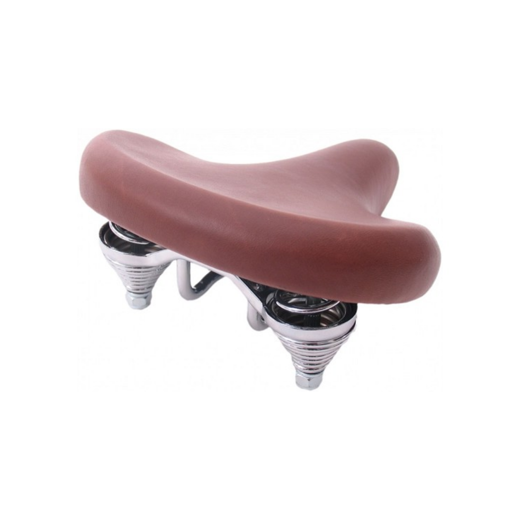 Zadel transportfiets 20-22-24-26" bruin