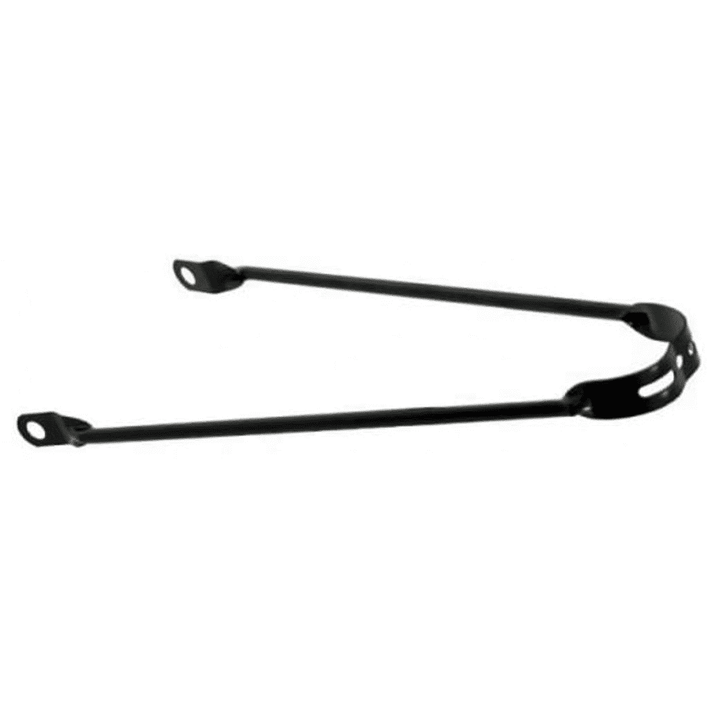 Spatbordstang 24" mat zwart