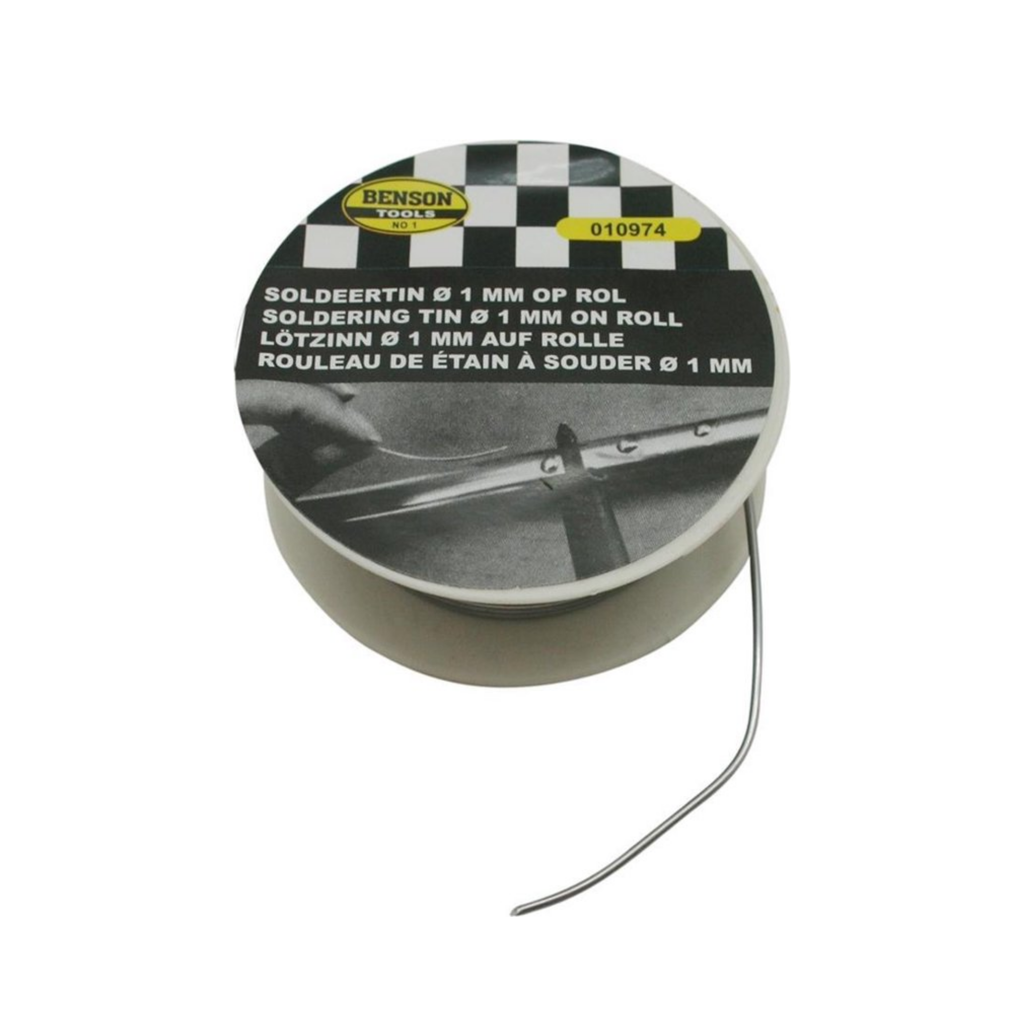 Benson soldeertin op rol 1mm 60gr.