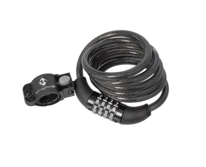 M-WAVE DS 8.15 spiraalkabelslotM-Wave Kabelslot met cijfercode 1500x8mm