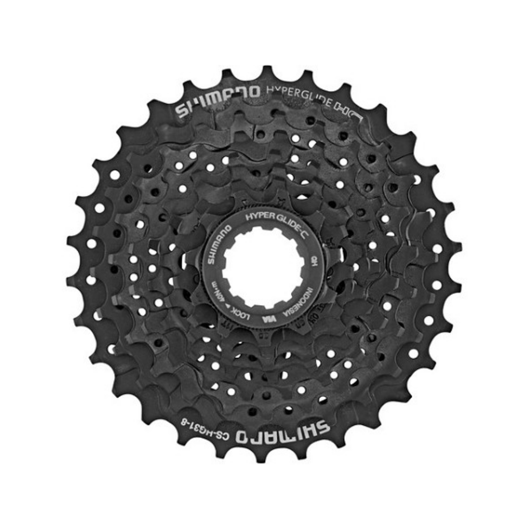 Shimano Cassette CS-HG31 8-speed. 11-32 Zwart