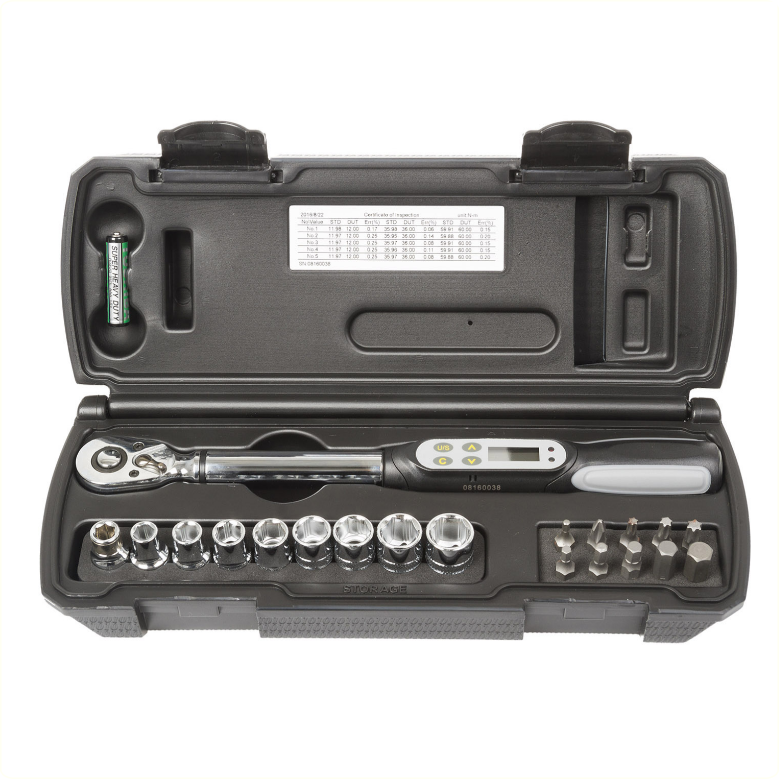 M-Wave digitale Momentsleutel 3-60Nm