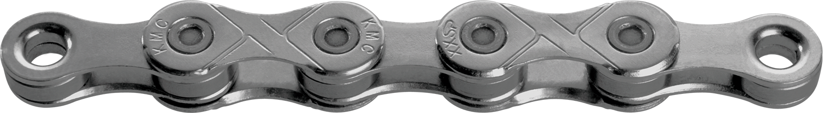 KMC E1 ketting EPT smal 1/2x3/32, anti roest, 130 L single speed, waxed