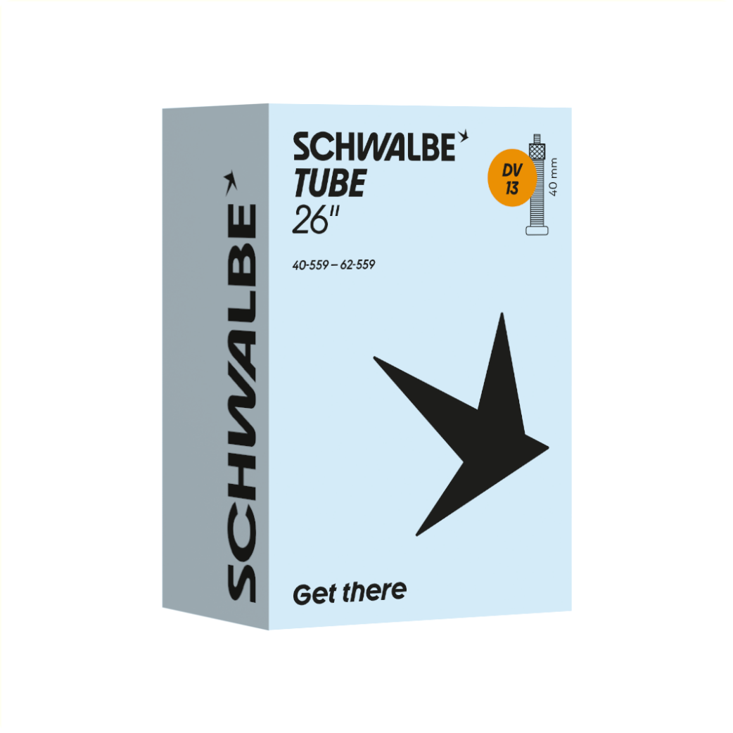 Schwalbe binnenband 26x1.50-2.50 ETRTO 40/62-559, Dunlop Blitz/Holland  DV13 40mm