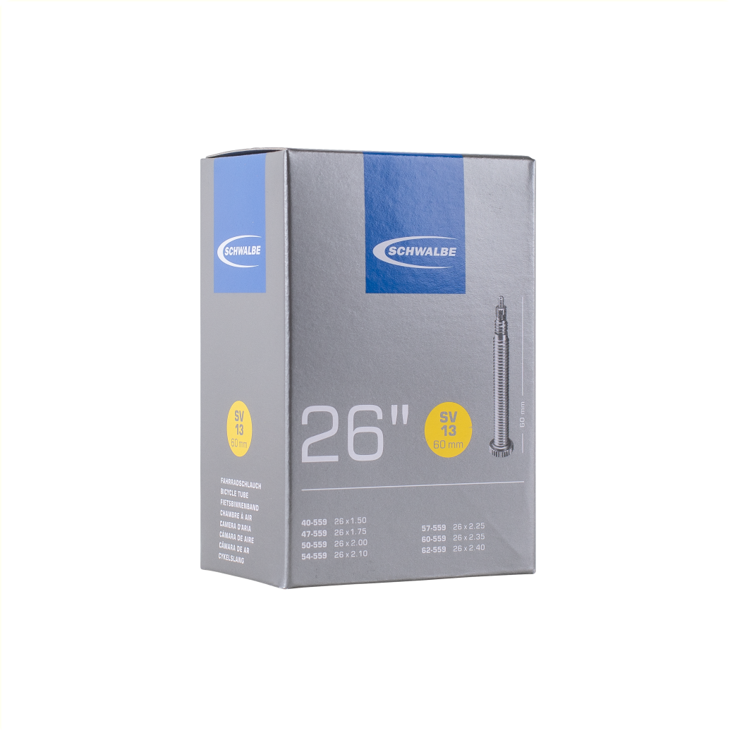 Schwalbe Binnenband 26x1.50-2.50 ETRTO 40/62-599 EK, Presta/Frans SV13 60mm