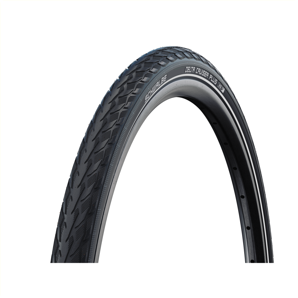 Schwalbe Delta cruiser (K-guard), Zwart met reflectie, 28x1 1/8,  ETRTO 28-622