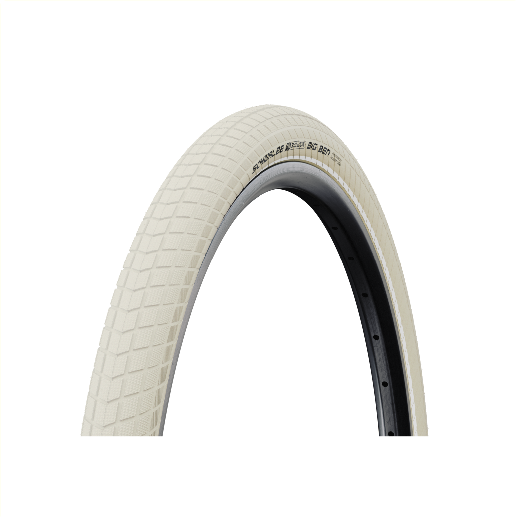 Schwalbe Big Ben (K-guard), Creme met reflectie, 28x2.00, ETRTO 50-622