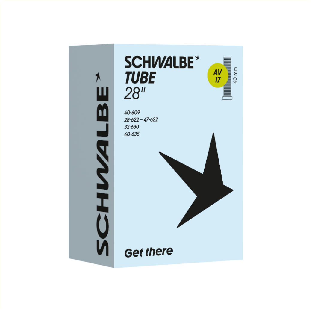 Schwalbe binnenband 28x1 5/8x1 3/8, ETRTO 28/47-622-635  AV17 40mm Auto ventiel