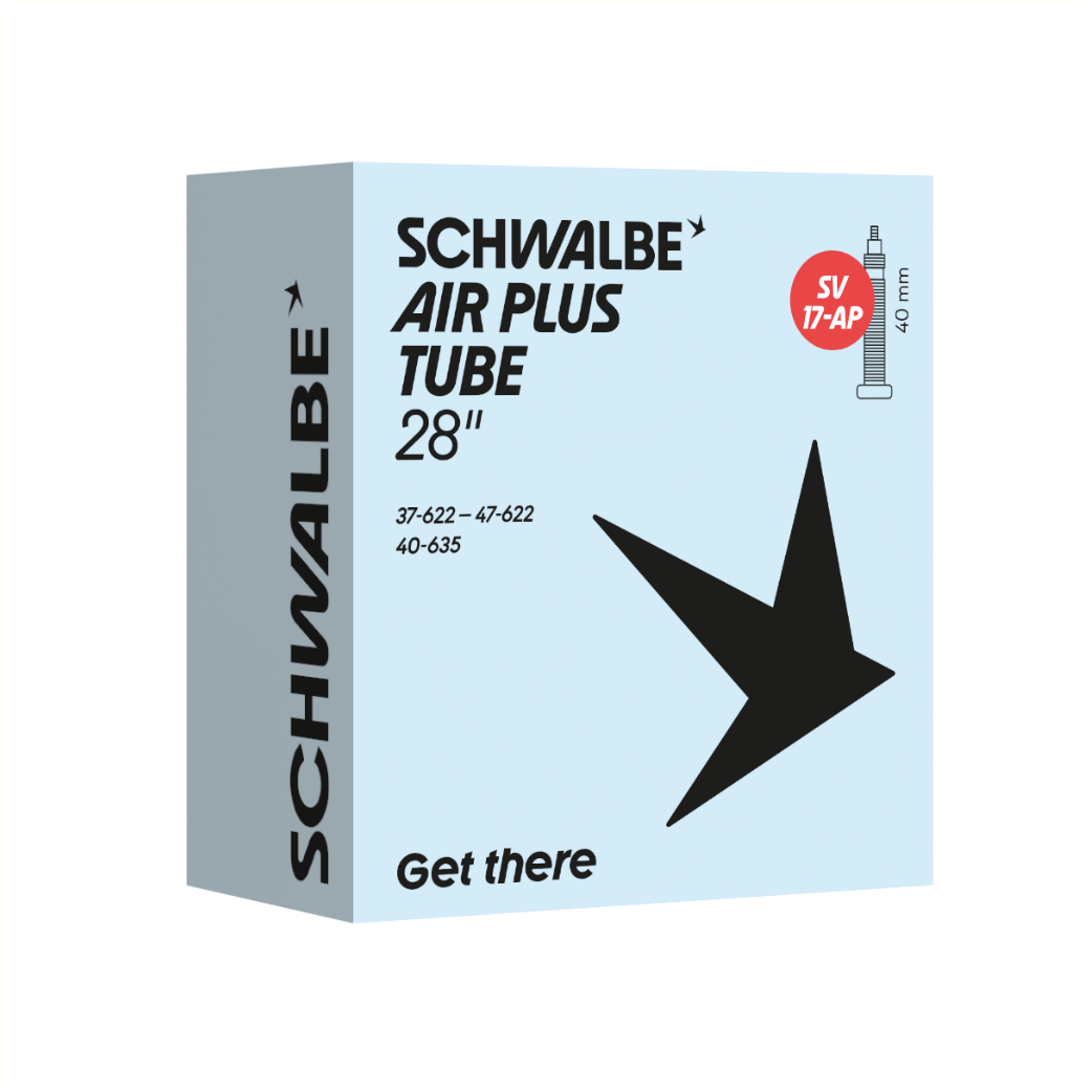 Schwalbe binnenband Air Plus 28x1.40-28x1 1/2 ETRTO 3747-622/635 Ventiel: Presta/Frans Valve 40mm SV17-AP