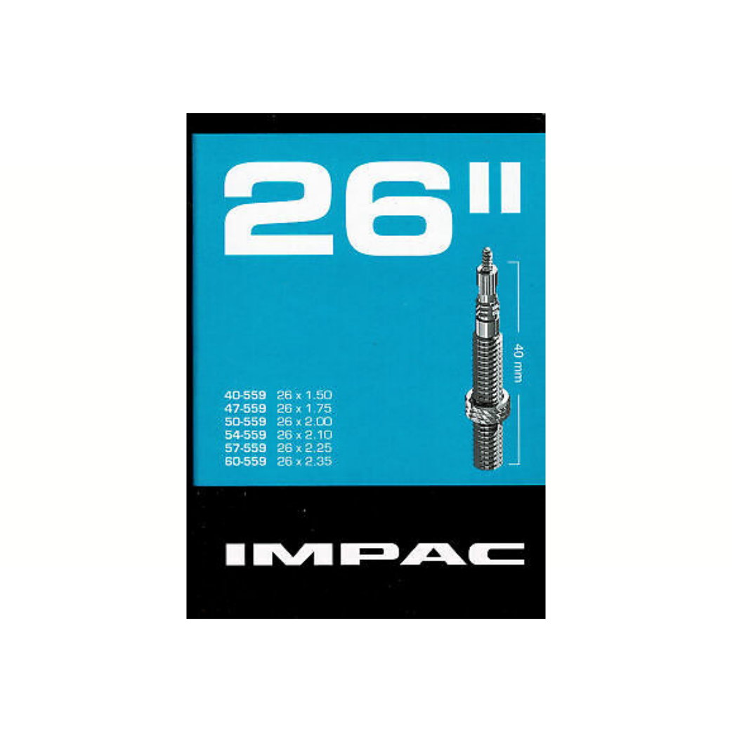 Impac Binnenband (by Schwalbe) SV26 26x1.50 - 26x2.35 ETRTO 40/60-559 Ventiel: Sclaverand/frans 40mm
