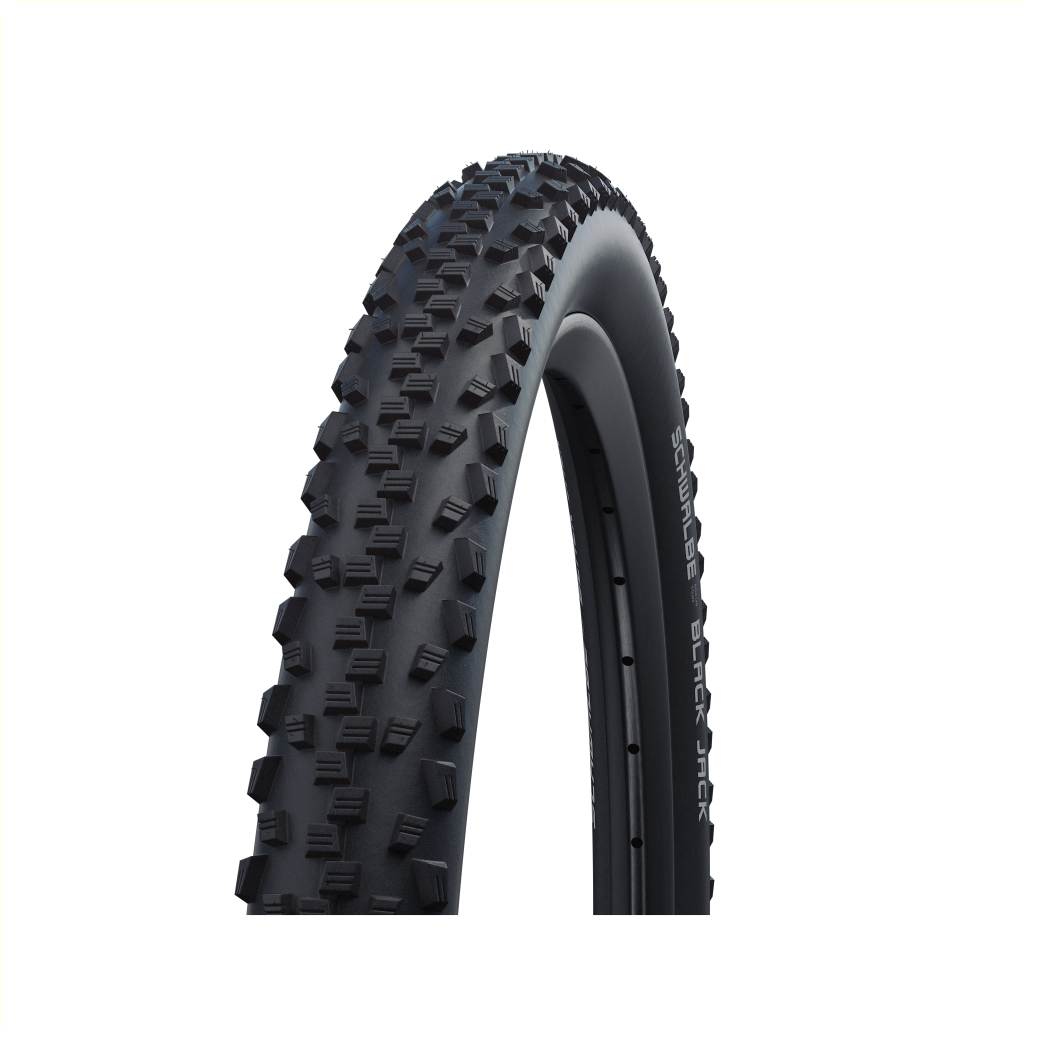 Schwalbe Black Jack (K-guard), zwart zonder reflecttie 18x1.90, ETRTO 47-355