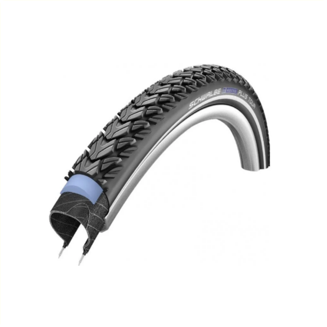 Schwalbe Marathon Plus Performance (SmartGuard 5mm anti-lek), Zwart met reflectie, 26x1.35, ETRTO 35-559