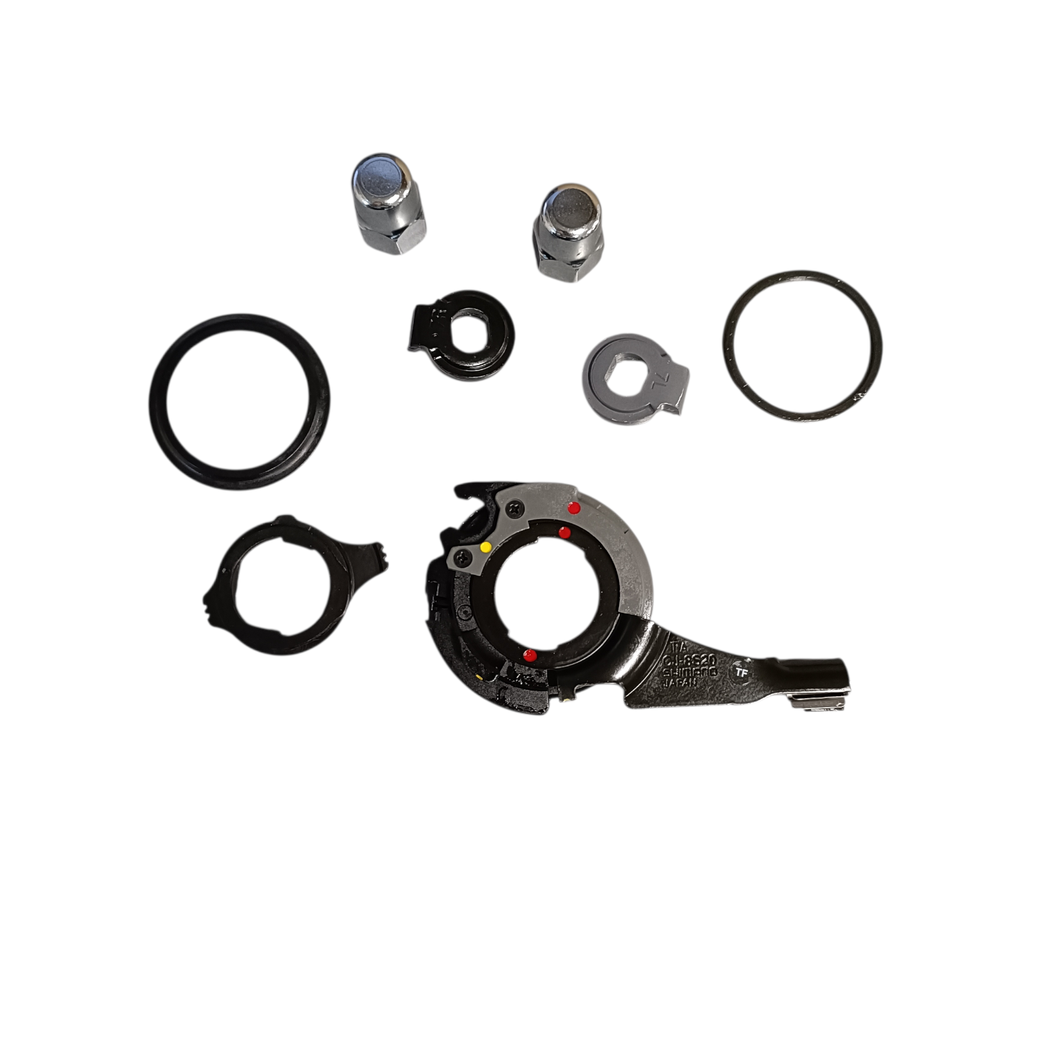 Shimano Cassette joint  Nexus 8 cj-8s20 c1. incl. non-turn washers en as moeren