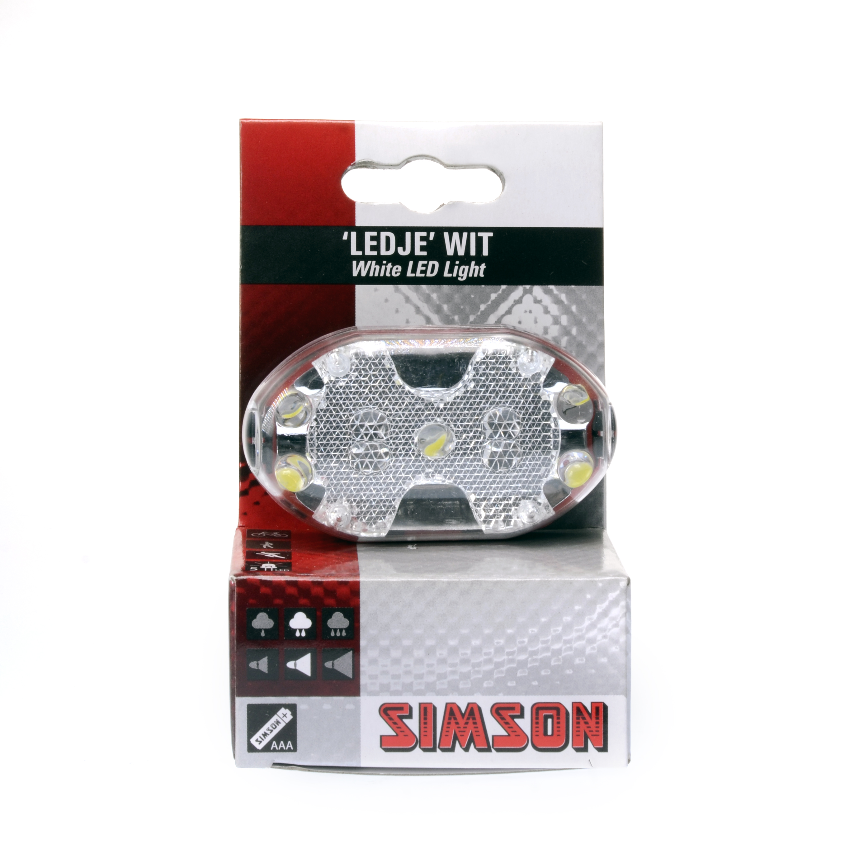 Simson Batterij voorlicht 5 LED's