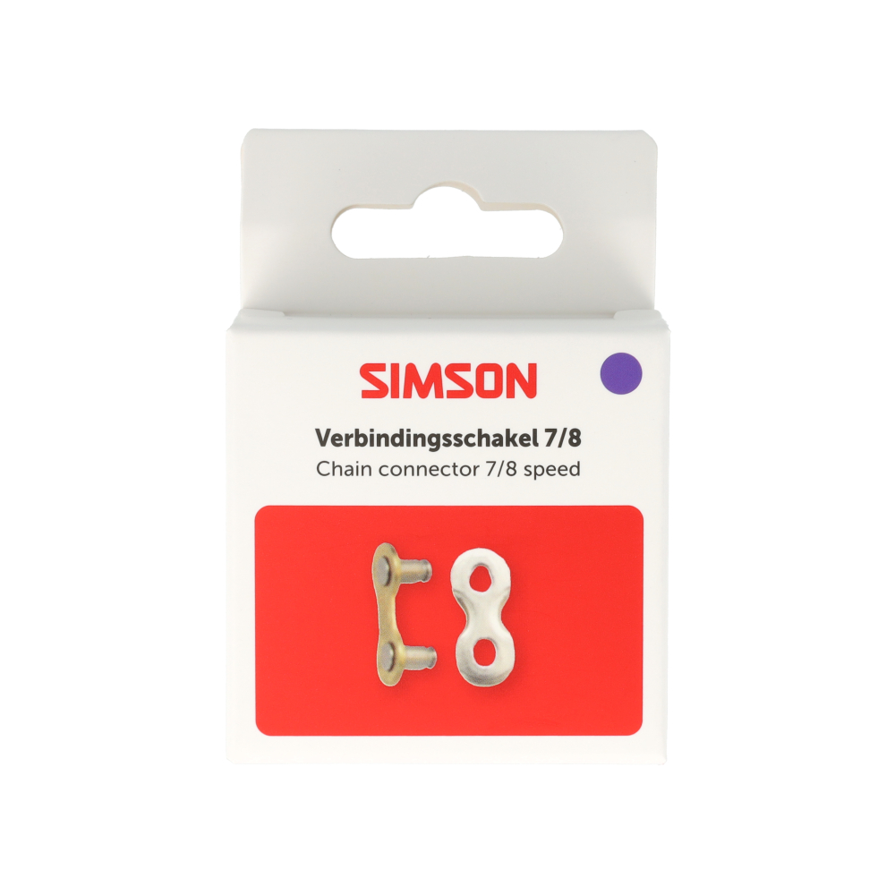 Simson Verbindingsschakel (1/2" x 3/32"), 7/8 speed