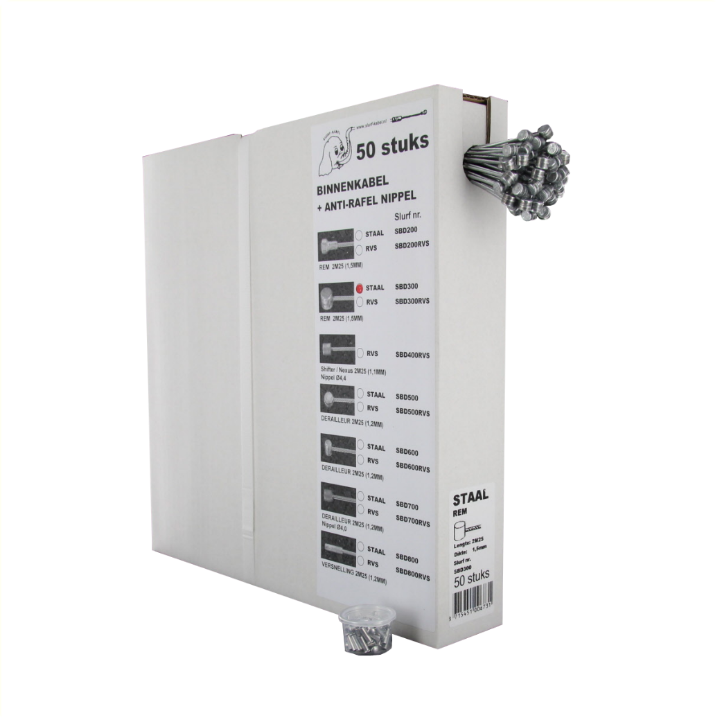 Slurf Binnenkabel  Ton nippel (50 stuks)