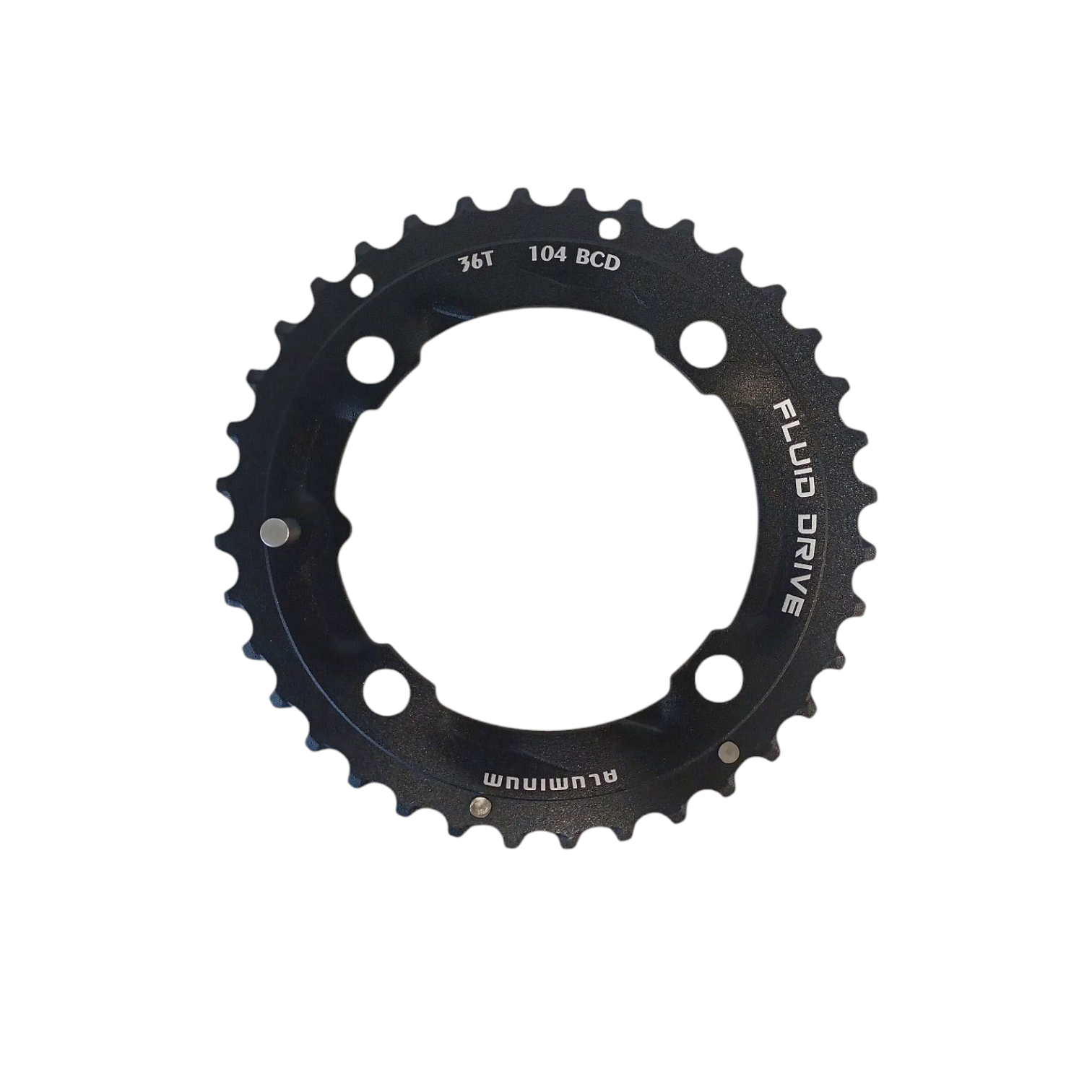 Sunrace 36T kettingblad CRMS660, BCD 104mm, zwart